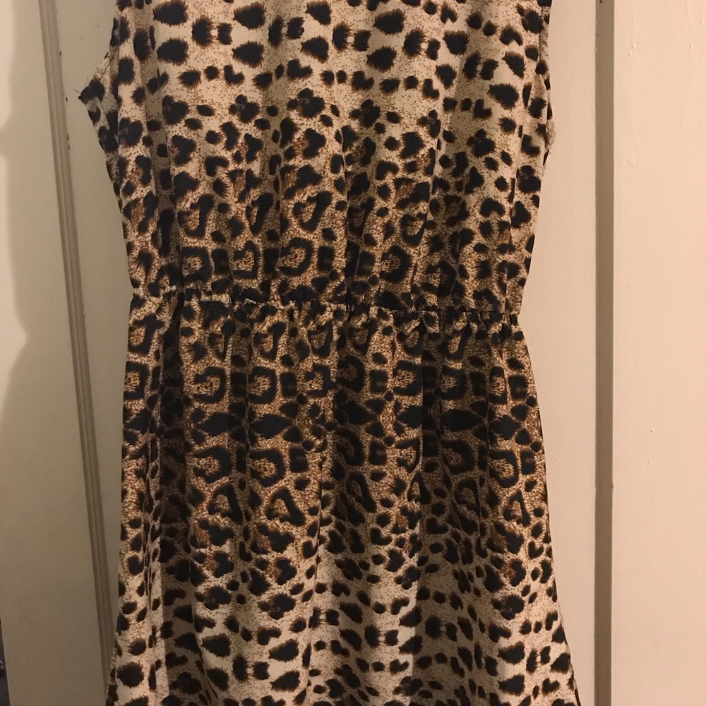 Cheetah print dress